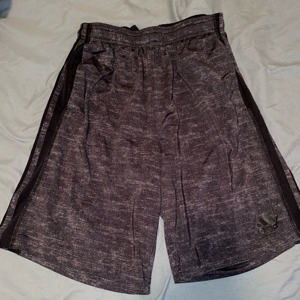 Adidas Space Gray Gym Shorts